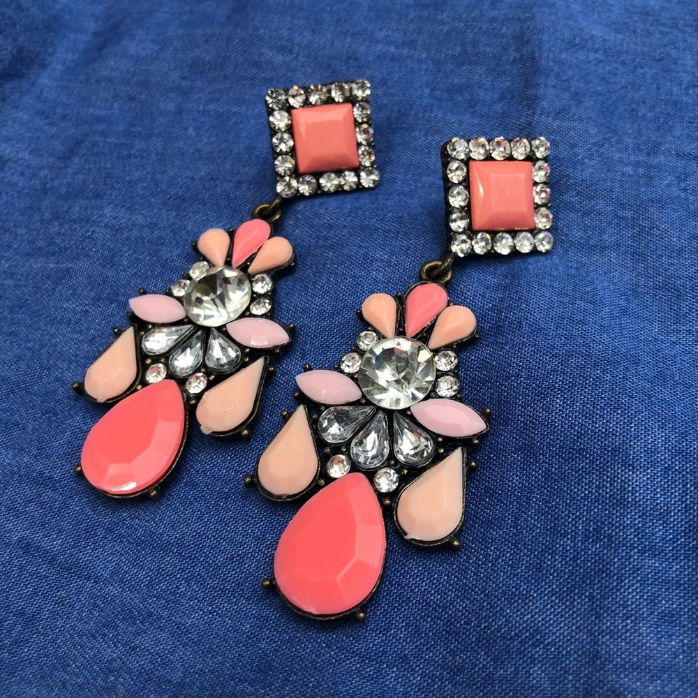 Rhinestone Statement Earrings